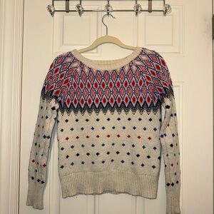 American Eagle Patterned Sweater